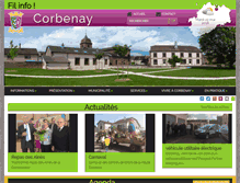 Tablet Screenshot of corbenay.fr